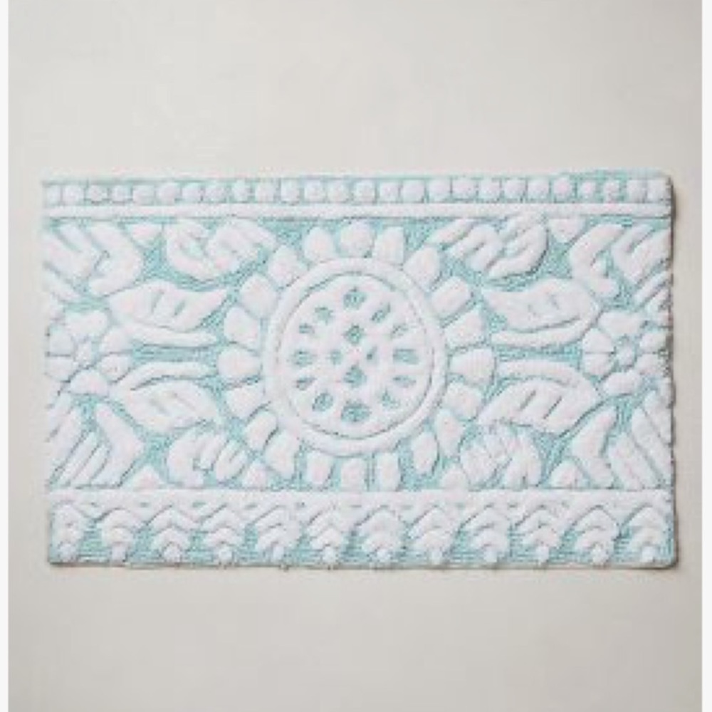 Anthropologie Marigold bath mat
